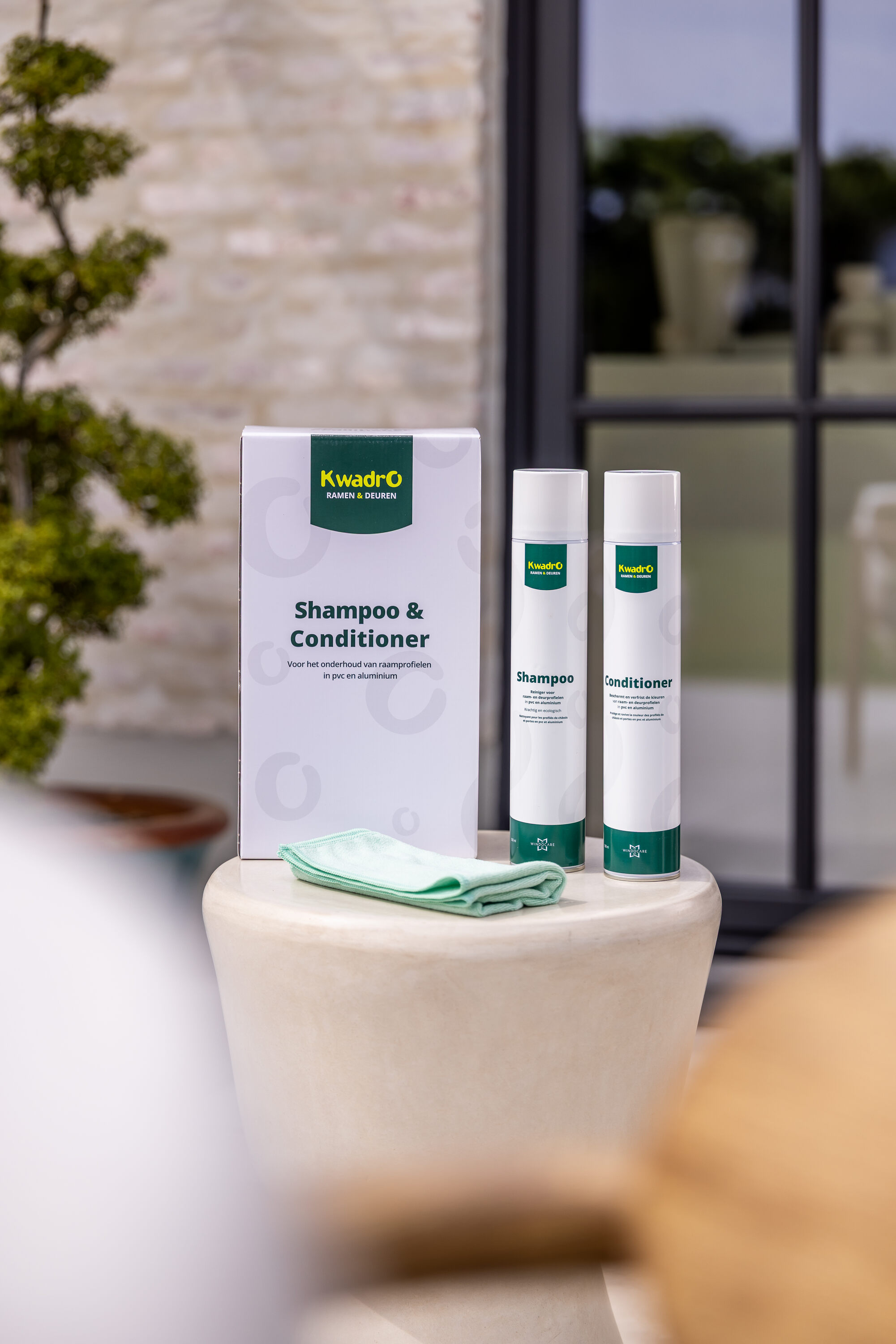 Onderhoudsbox voor ramen en deuren in pvc en aluminium