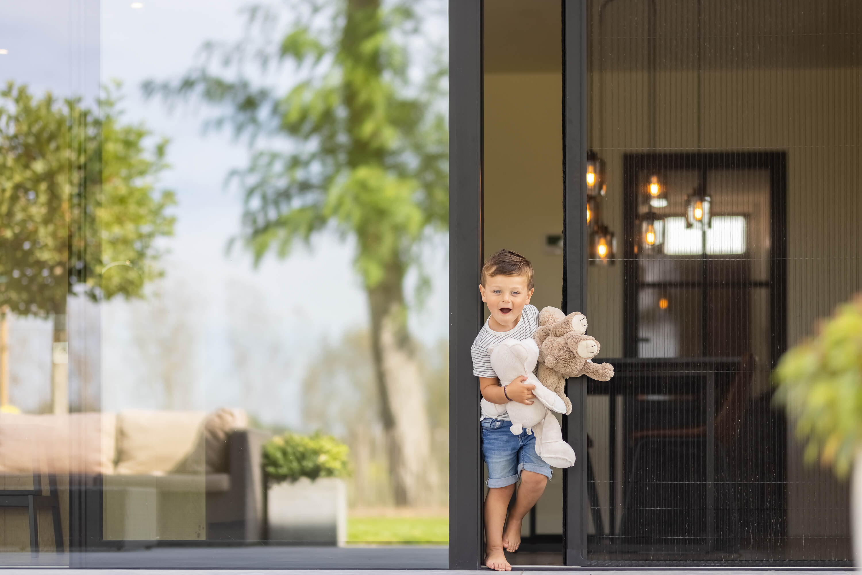 Châssis coulissants en aluminium