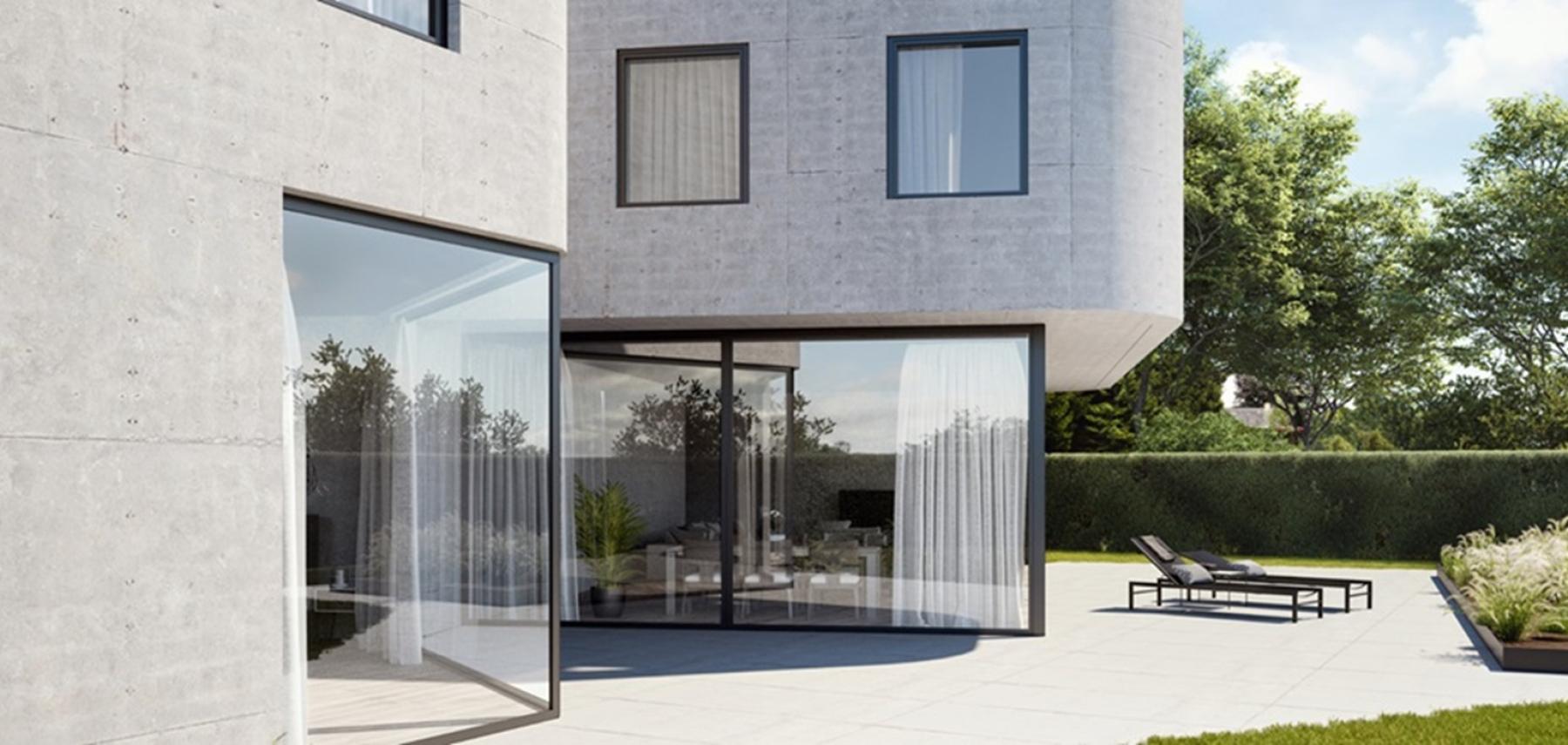  Aluminium | ramen Komfort EVO met verborgen vleugel