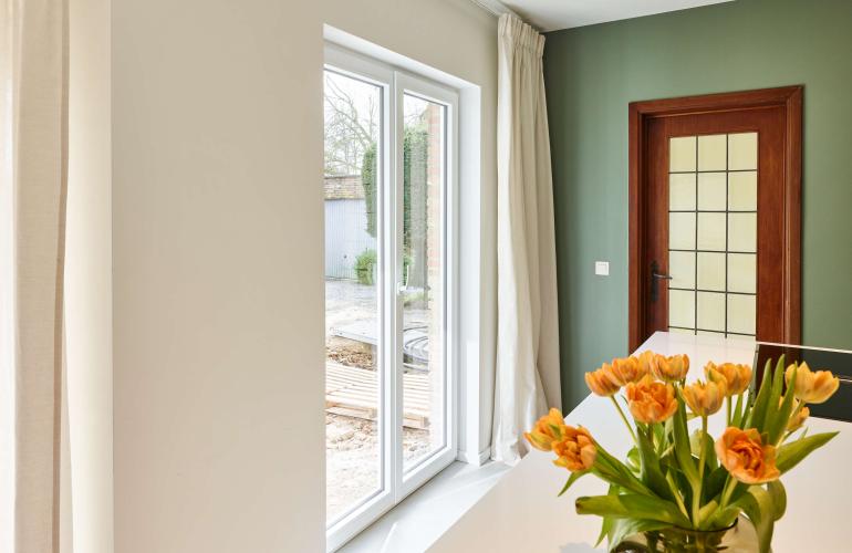 Pvc ramen en deur in Merelbeke