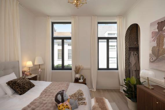 Slaapkamer met pvc ramen uit Huis gemaakt Aalst 