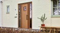 Houten deur en schuifraam