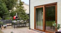 Houten deur en schuifraam
