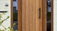 Houten deur en schuifraam