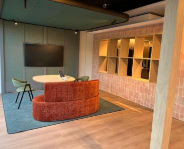 Binnenkant nieuwe showroom KwadrO Berchem