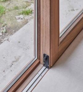 Houten verzonken schuifraam